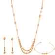 Half set of 18K gold with an elegant cube design