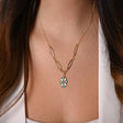 18K Gold Necklace Spring Breeze Flower