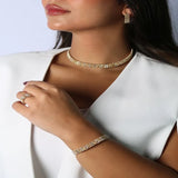 18K gold set Duha glow