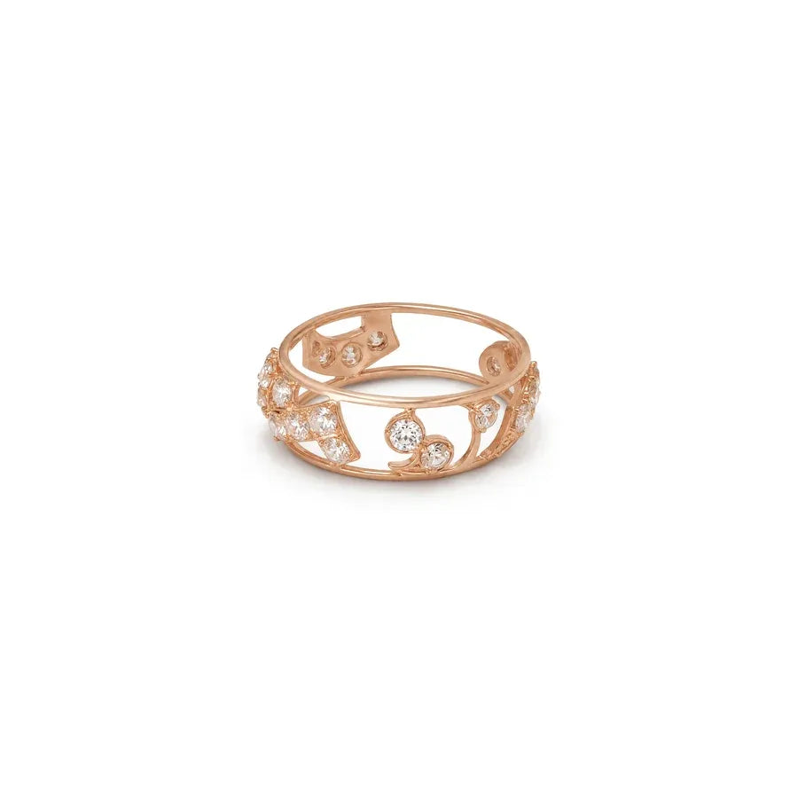 18K Gold Ring with Lamberus Design