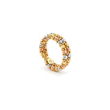 18K Gold Set with Sparkle Design