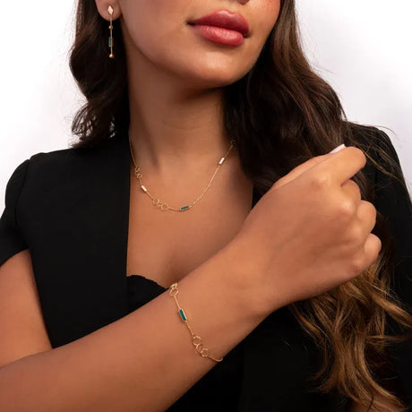 Half set of 18K gold "Love Bond"