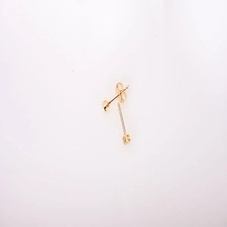 18K Gold Shining Pins Earrings