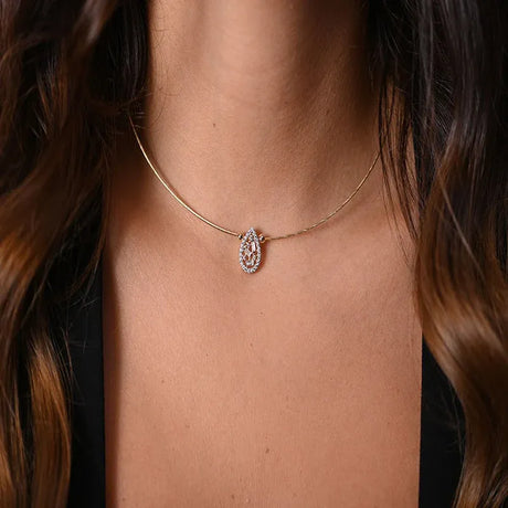 18K Gold Necklace Tafawuq