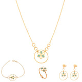 18K Gold Flower Hoop Earrings for Kids