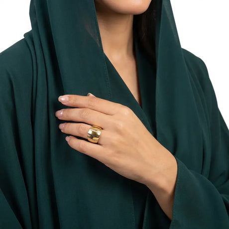 18K Gold Ring with Bold Design