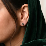 18K Gold Earrings with Delicate Classic Design