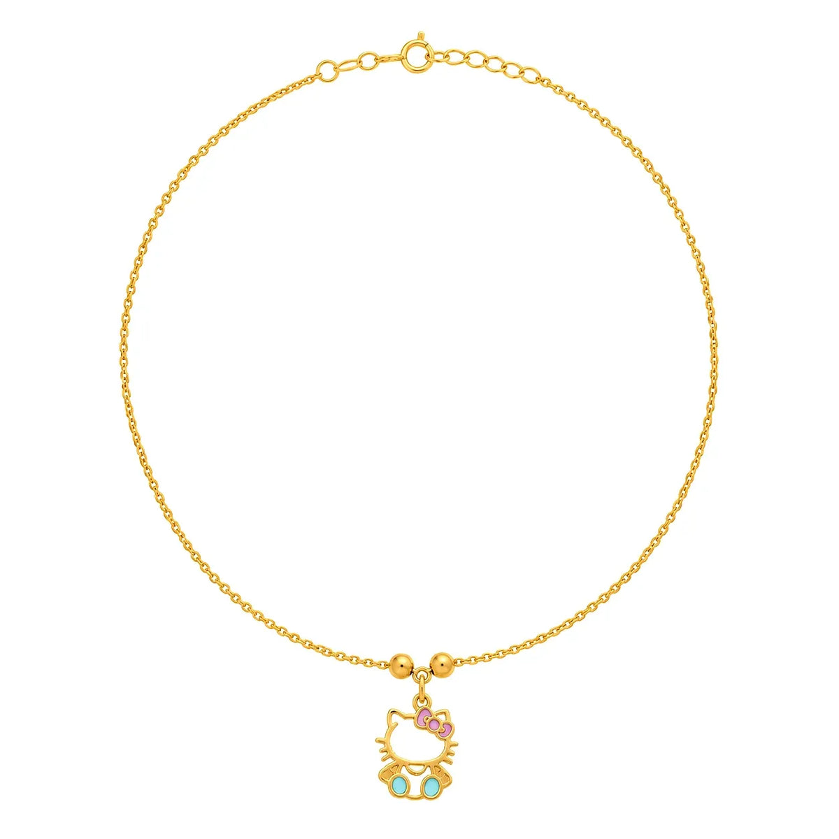 18K Gold Kids Set with Hello Kitty
