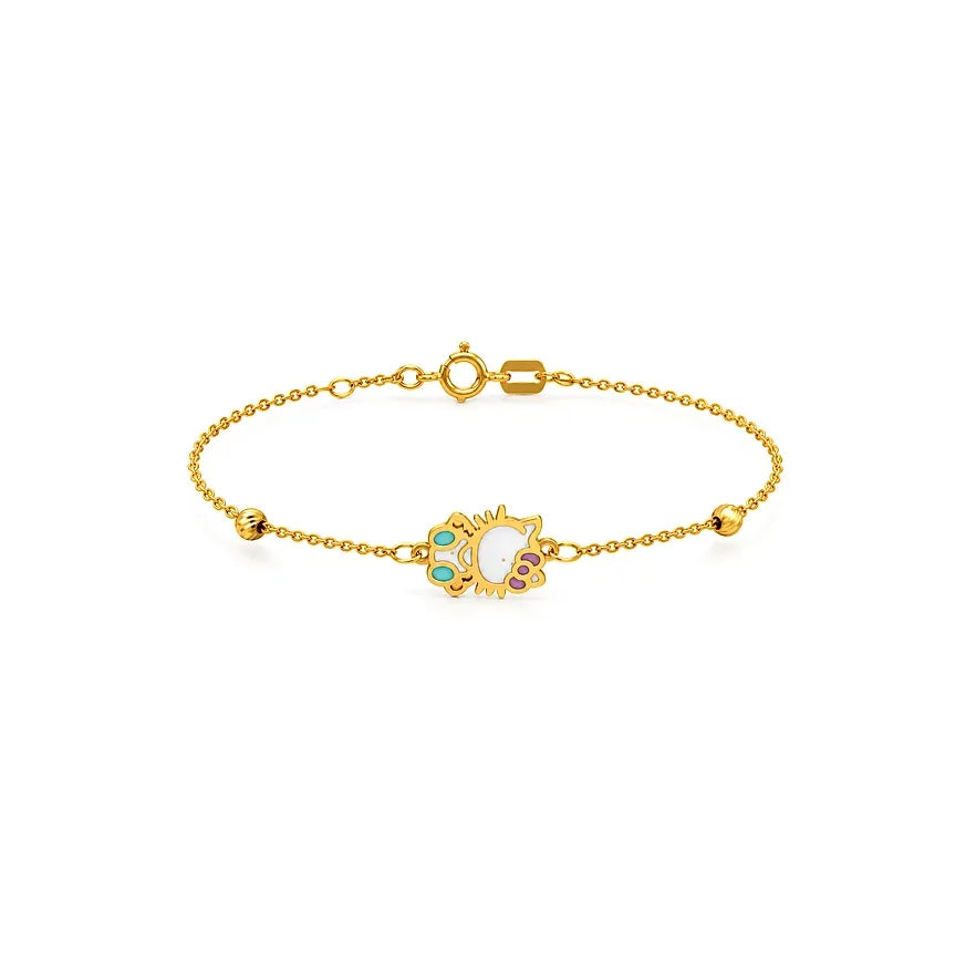 18K Gold Kids Set with Hello Kitty