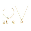 18K Gold Kids' Jewelry Set With Kitty Design