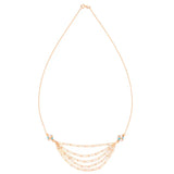 18-karat gold five-layer necklace