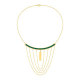 18K Gold Pendant with Cleopatra Design