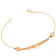 18K Gold Kids Chain Bracelet with Symbolic Design