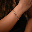 18K bracelet with Geometric Design