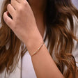18K bracelet with Knot Row Design
