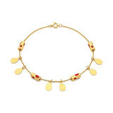 18K Chain Bracelet with Elegance Kingdom Design