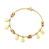 18K Chain Bracelet with Elegance Kingdom Design
