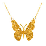 عقد الفراشة ذهب عيار 21 - Weight: 4.97g, Size: 40.00