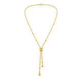 18K Gold Set with Flowing Ball Design