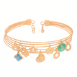 18K Gold Bracelet with Multi Layer Design